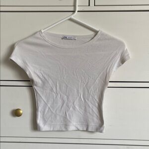 Zara white T shirt